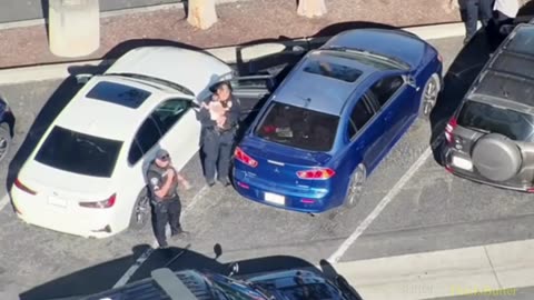 Corona police break window to rescue baby left alone in hot car