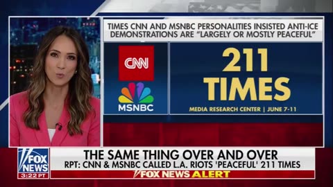 Media Research Center - CNN and MSNBC called the violent anti-ICE riots in LA peaceful over...