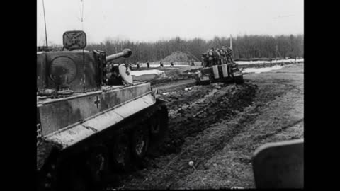 Tiger Tanks in action on the Eastern Front in early 1944 including Barrel Cam footage