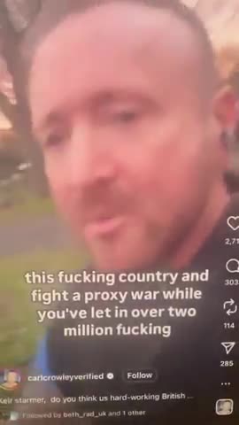 British man sends a direct message to Keir Starmer.