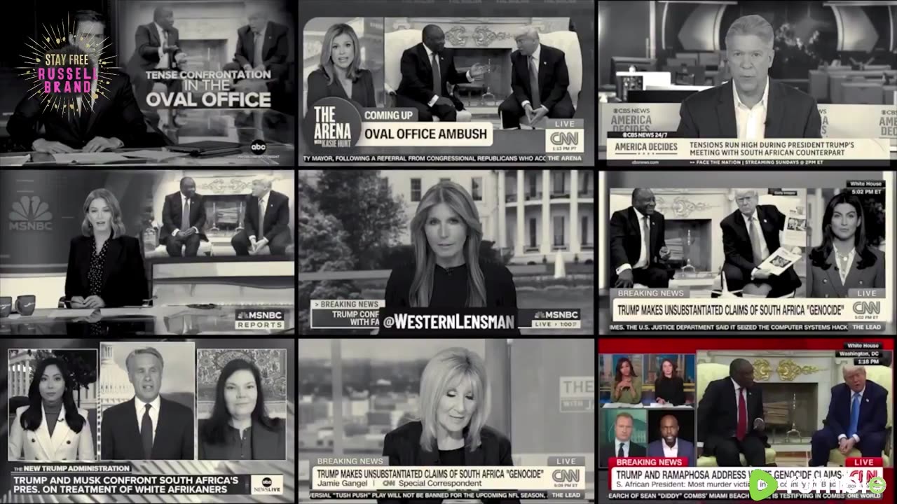 Russell Brand Shows Legacy Media's 'Ambush' Talking Point, Calls for Dismantling Them
