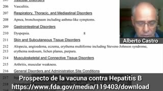 12 veces más de aluminio en vacunas Hepatitis B para niños
