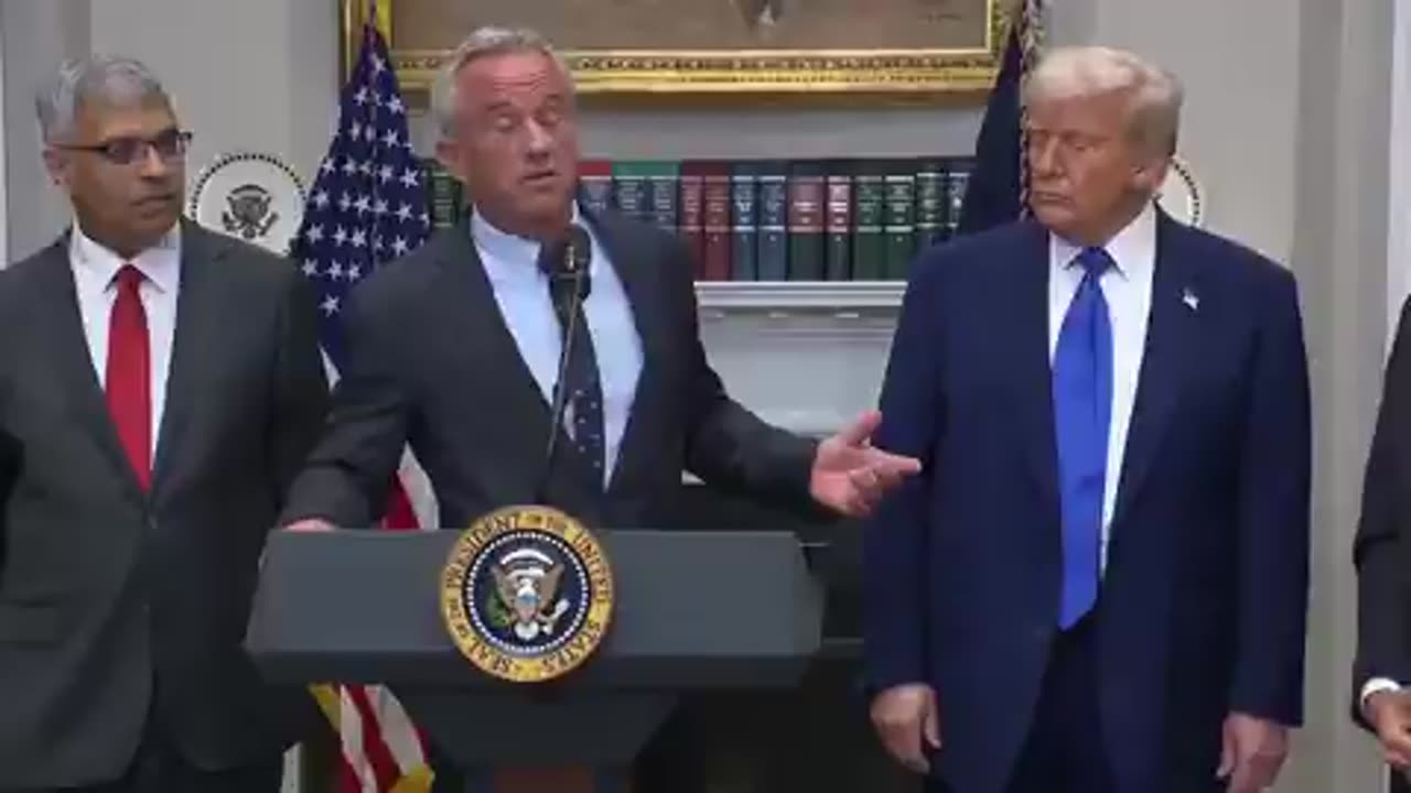RFK Jr. says: "We now have a President who is a man of his word, who has the courage...