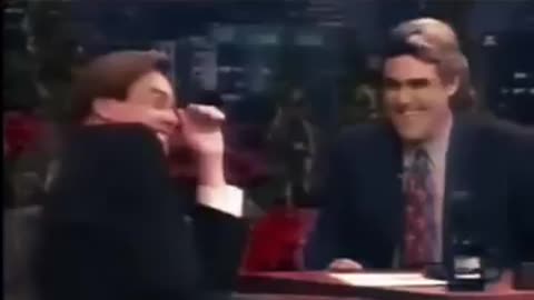 Jim Carrey mocking the moon landing