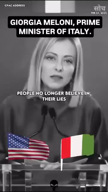 Giorgia Meloni speaks with fire and it’s why the world listens