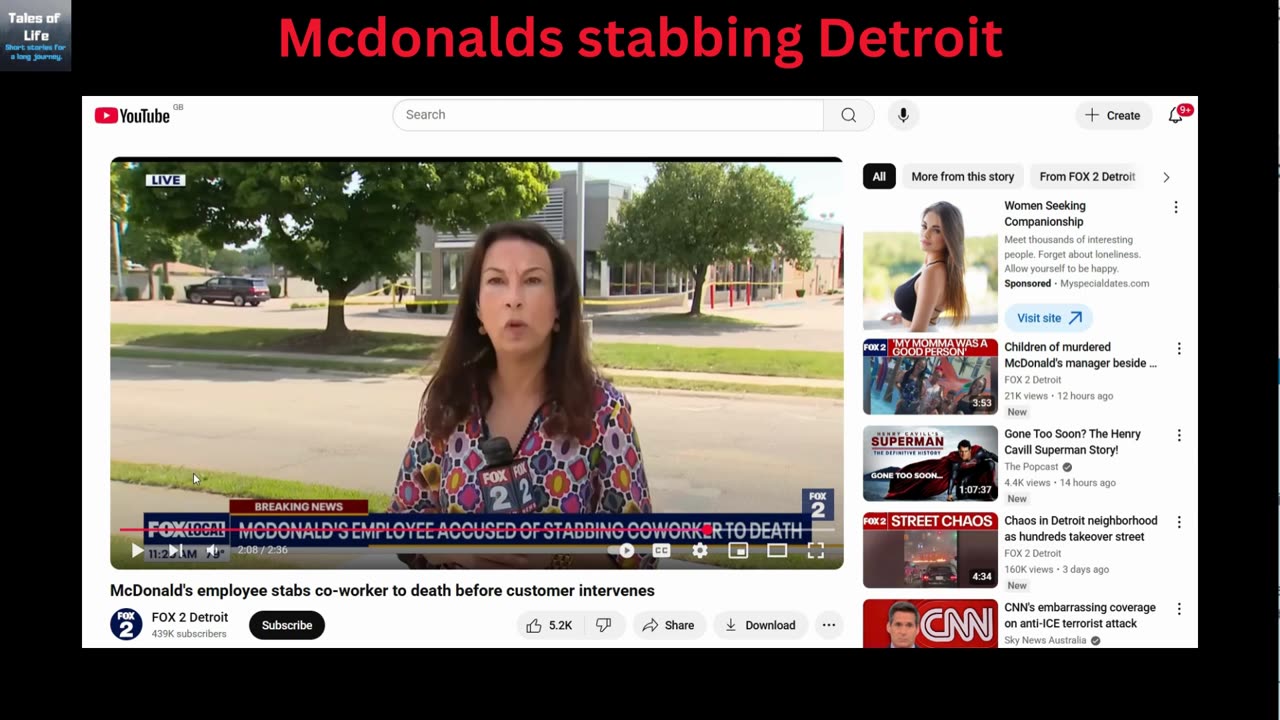 Mcdonalds stabbing Detroit