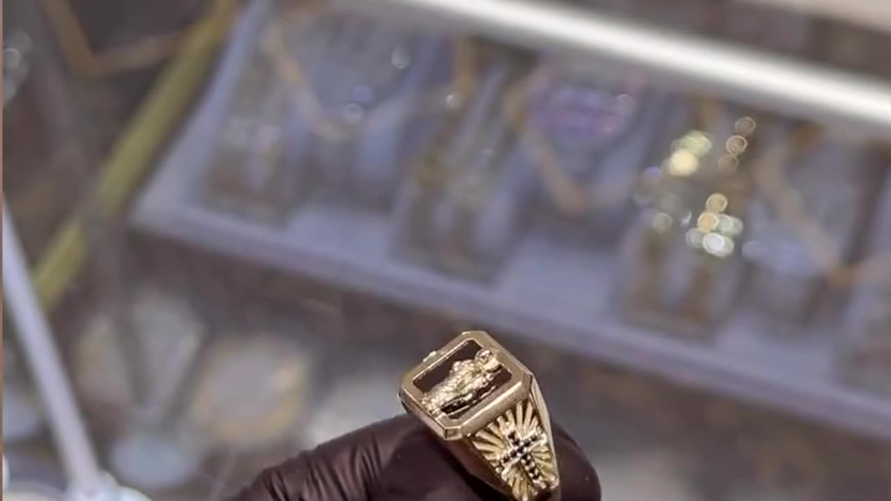 10K Gold Saint Jude Ring