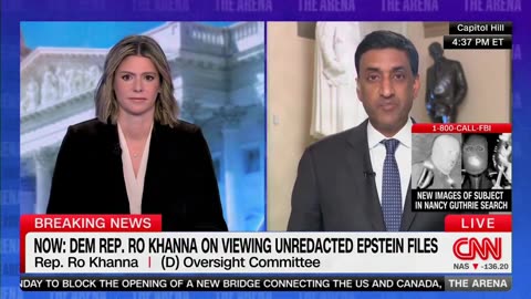 CNN Host Asks Ro Khanna If Lawmakers Can Just ‘Control-F’ For Names In Epstein Files