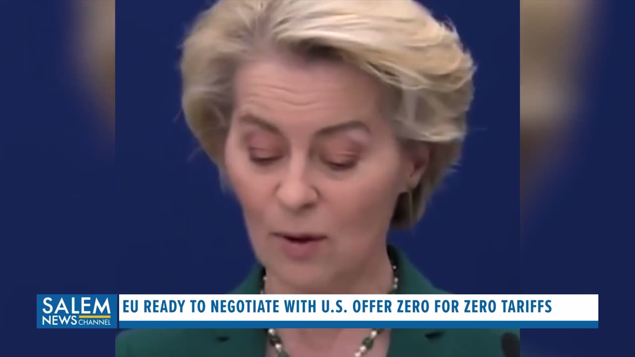 EU The European Union is ready to work with president Trump towards zero tariffs