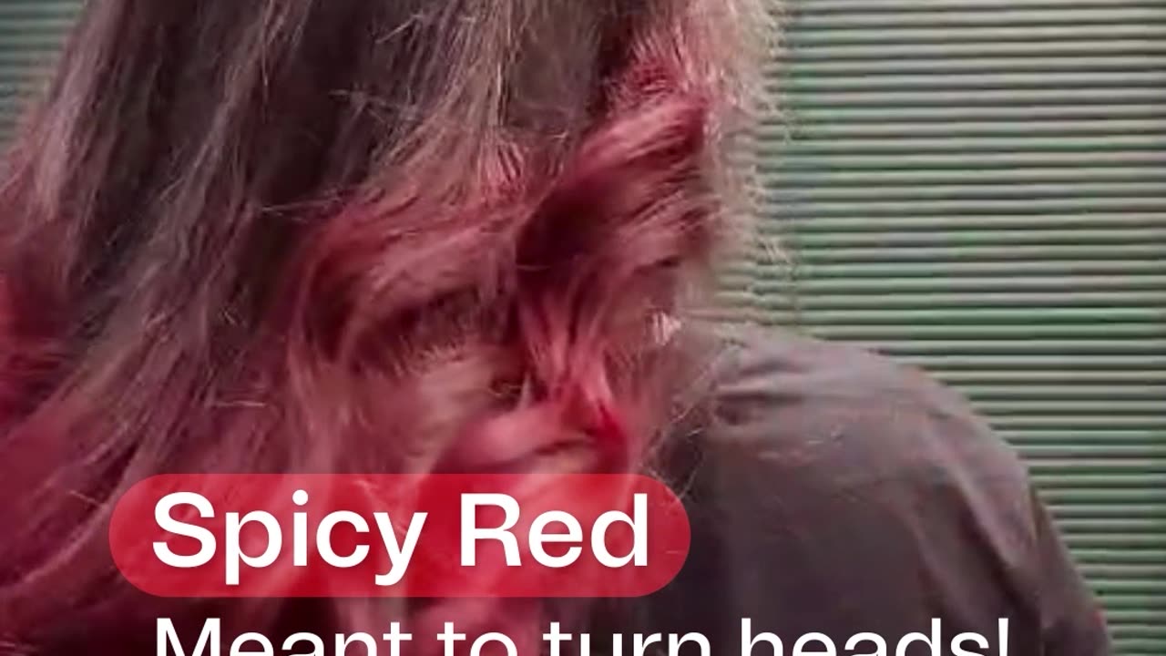 Spicy Red, meant to turn heads🌶️