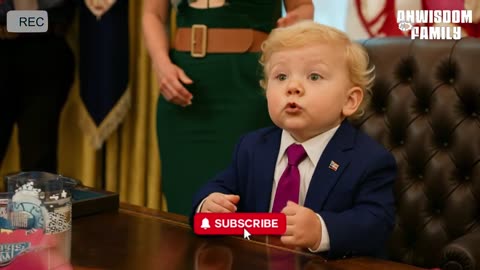 Baby Jesse Watters: Baby Trump Finally Holds News Conference in Oval Office - Baby Primetime Parody
