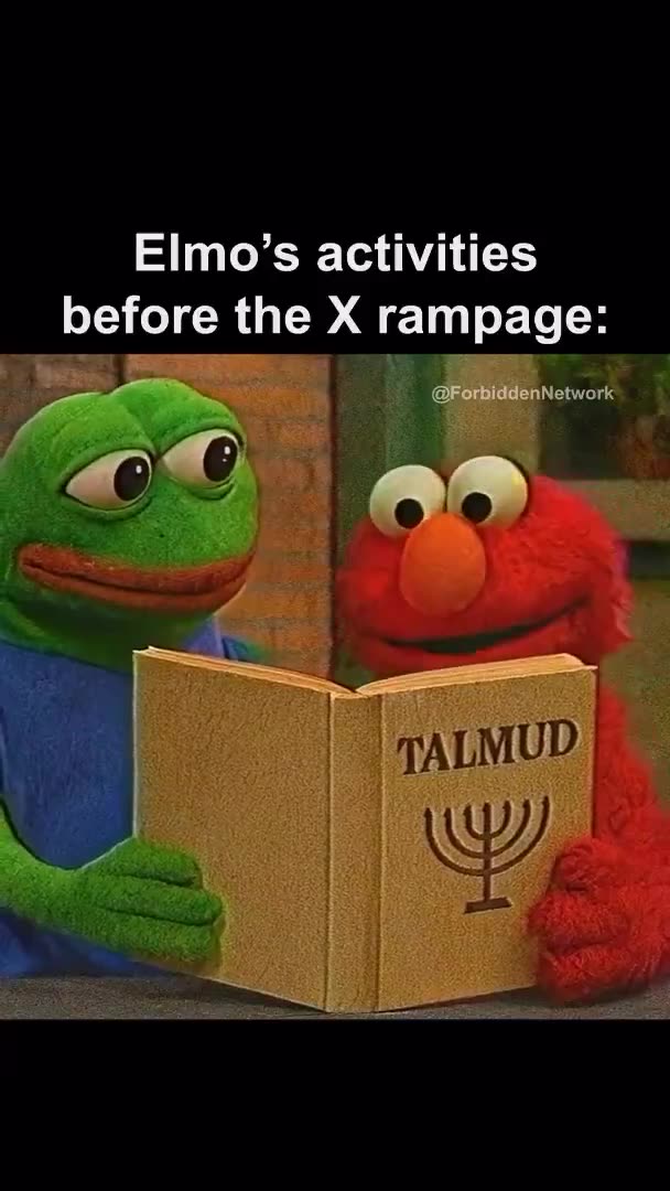 A glimpse of Elmo right before his outburst on X