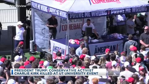 President Trump: Conservative Activist Charlie Kirk Killed At UT University Event