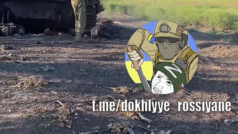 Russian Soldier Shoots Anti-Tank Mine from Near Point-Blank Range