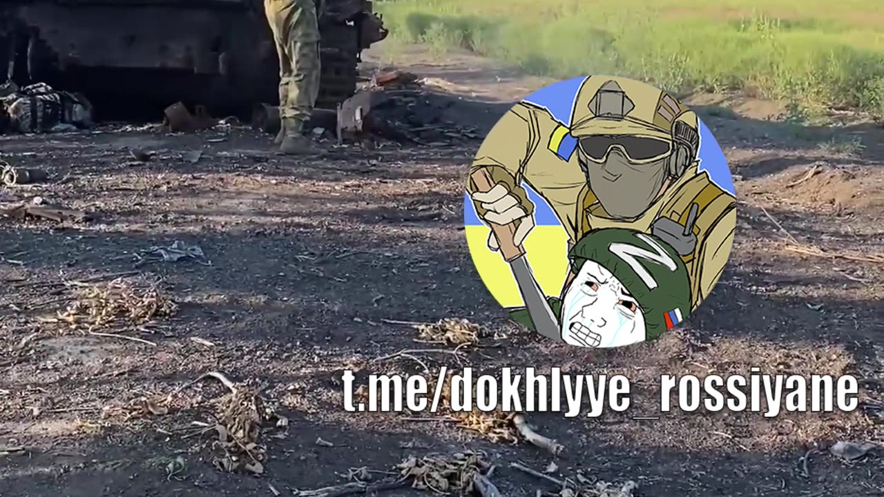 Russian Soldier Shoots Anti-Tank Mine from Near Point-Blank Range