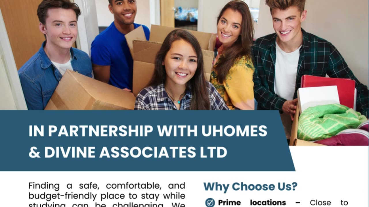 Affordable Student Housing with Divine Associates Ltd
