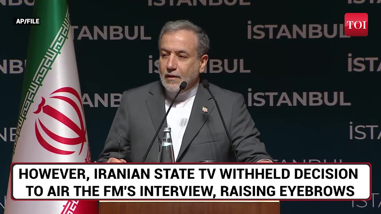 After Khamenei, Pezeshkian, Israel 'FAILS To Assassinate' Iran FM Araghchi | ‘Bomb Planted Near…’