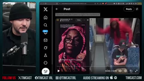 WW3 Update: Mentally Deranged BLM Defends Murder Of Iryna Zarutska, Tim Pool 12m