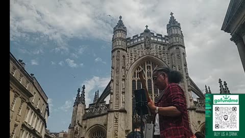 Jazz Nano Street Edition: Busking in Bath, England: 2025 Tour in UK