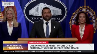 DOJ Announces Suspect Arrested in 2012 Benghazi Attack, Brought to U.S.