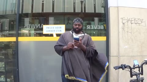 Part 1 Hebrew Israelites Street Teaching 7-9-2025 The Hague (Netherlands) Tobit 13