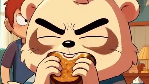 Finn’s Sandwich Defense #foryou #cuteanimal #shorts #finn #cartoon #finncartoon
