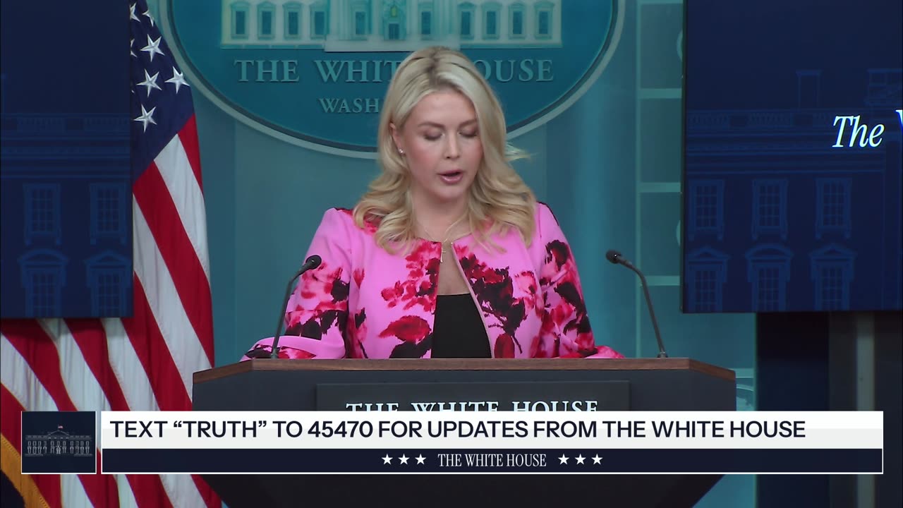 Press Secretary Karoline Leavitt Briefs Members of the Media, Mar. 30, 2026