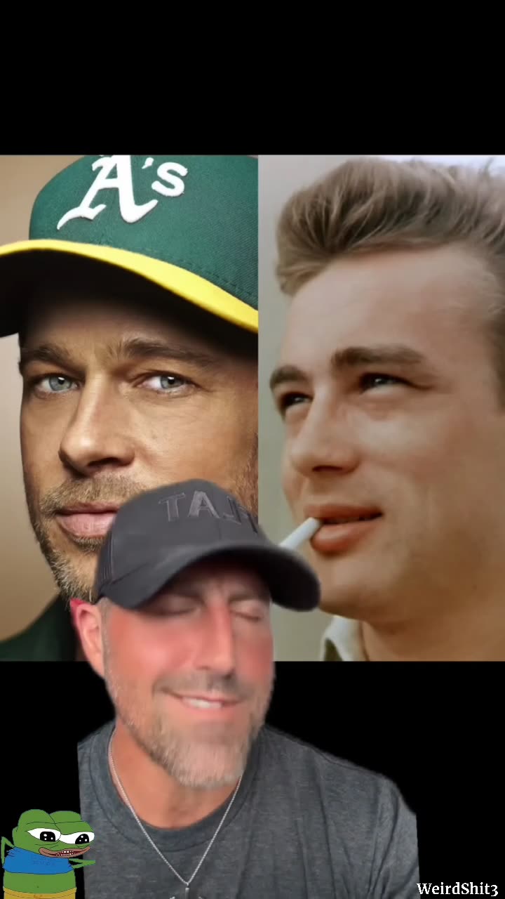 Brad Pitt is James Dean 🤔Fittest Flat Earther