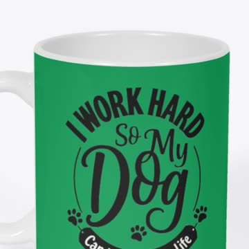 I Work Hard So My Dog can Have a Better Life. Limited stock. Shop Now.Link in Video description.