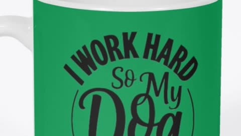 I Work Hard So My Dog can Have a Better Life. Limited stock. Shop Now.Link in Video description.
