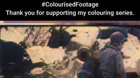 Blending with the Battlefield Hidden Vehicle 1944 #ColourisedHistory
