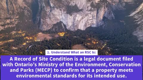 How to Find Record of Site Condition (RSC) in Toronto