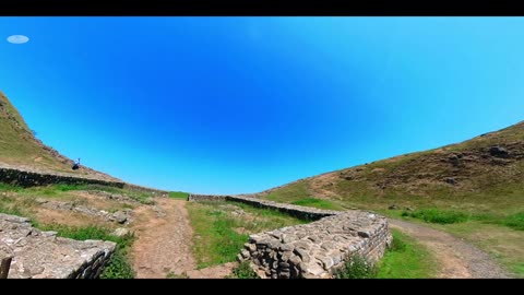 Sycamore Gap prior to its Mindless tree felling
