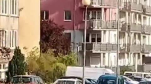 🇵🇱‼️ "We have groups of asylum seekers, just hanging out by the school."