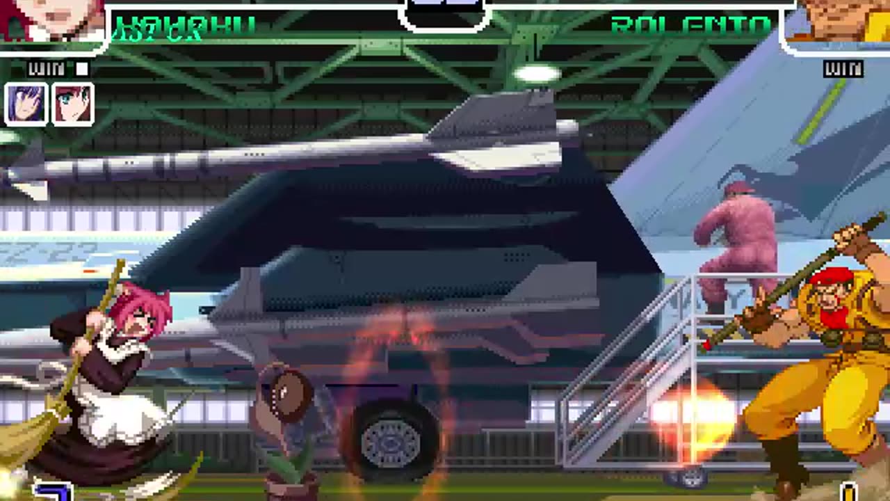 Hisui, Kohaku, and Mech Hisui (Me) vs Rolento
