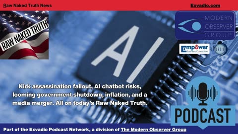 Raw Naked Truth News - 9.12.25 - Charlie Kirk Government shutdown and more - Ep 680