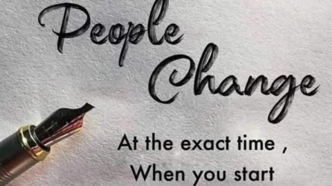 People Change: The Moment Forever Fades