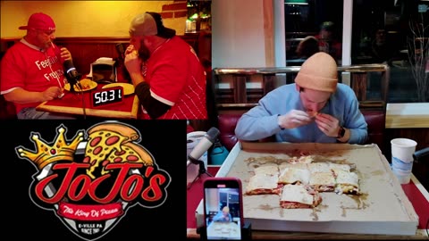 Gladiator Pizza 13.8 pounds, eating challenge
