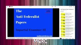 EXCERPT FROM THE ANTIFEDERALIST PAPERS