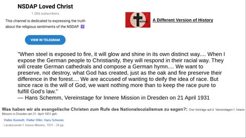 NSDAP Gauleiter Hans Schemm 1931 quote - Pure Race is God's Will