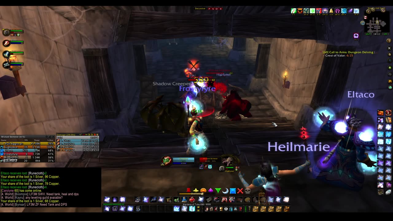 Turtle wow - PUG Stormwind Vaults custom dungeon - Mage POV