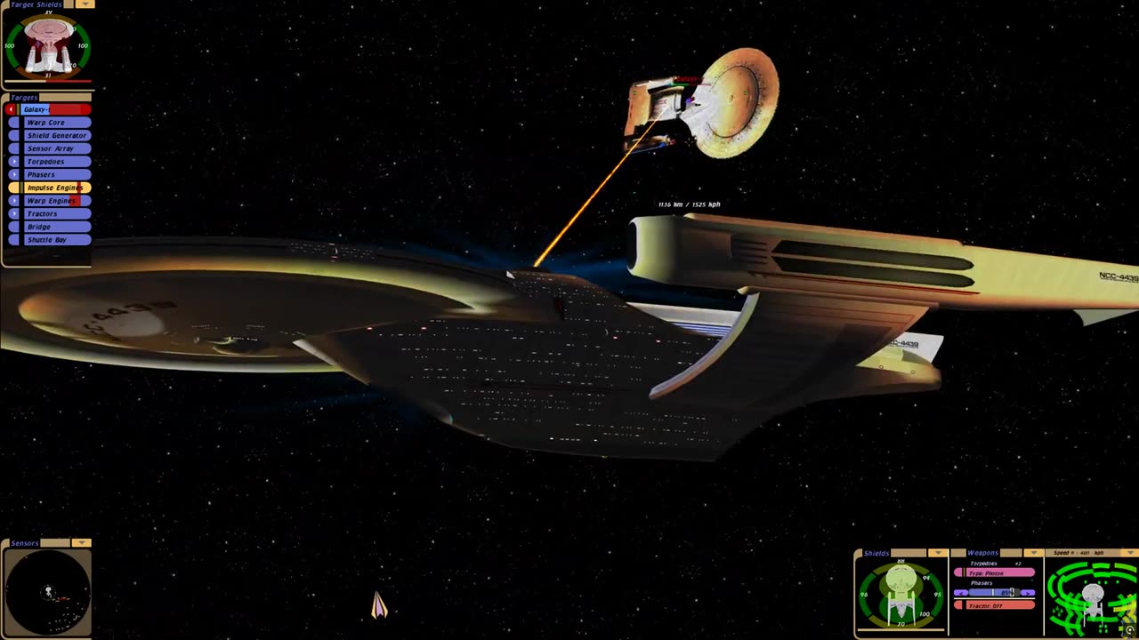New Ship Carolina Class U.S.S. Arizona vs. Galaxy Class