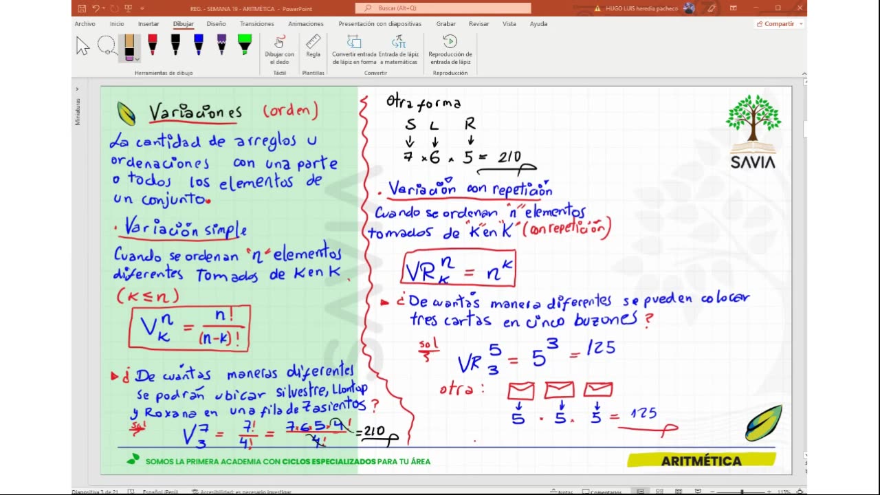 SAVIA SEMIANUAL 2024 | Semana 19 | Aritmética