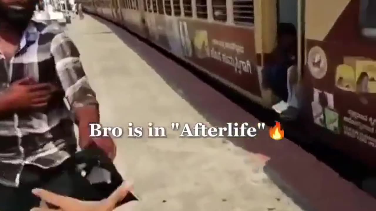 🤯⚠️ Guy Survives a Near-Death Slip on the Tracks! | FeedMyCuriosity