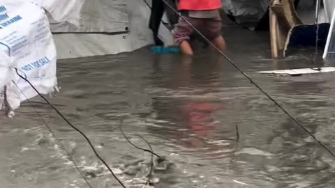 Gaza is flooding with rainwater