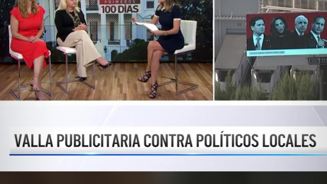 María Herrera CORRIGE a presentadora sobre lo que realmente fue la promesa del Presidente Trump