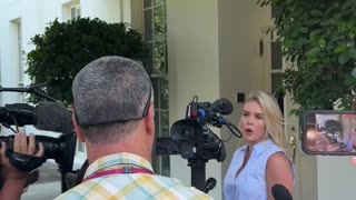 The fake news is running after Karoline Leavitt.