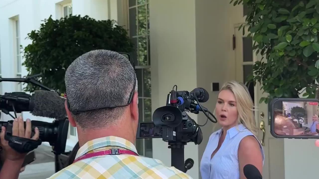 The fake news is running after Karoline Leavitt.