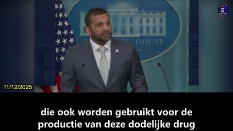 【NL】Kash Patel kondigt samenwerking met China aan om fentanylprecursoren te beteugelen