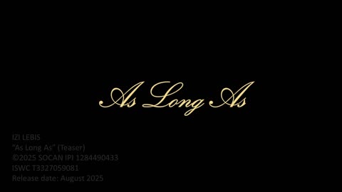 As Long As (Teaser)